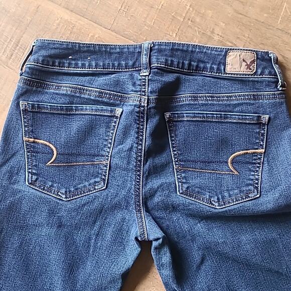 American‎ Eagle Jegging medium Wash Size 4 Super clean! - Picture 4 of 7